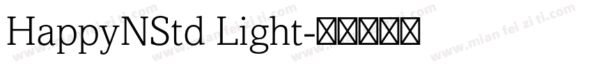 HappyNStd Light字体转换